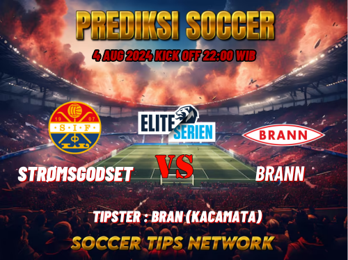 Prediksi Bola Norway Eliteserien: Stromsgodset vs Brann 04 Agustus 2024