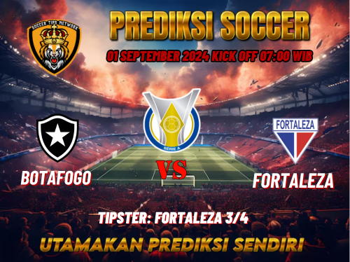 Prediksi Botafogo vs Fortaleza 01 September 2024