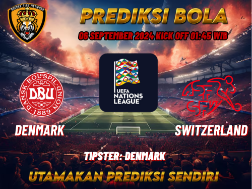 Prediksi Denmark vs Switzerland 06 September 2024