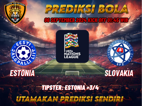 Prediksi Estonia vs Slovakia 06 September 2024