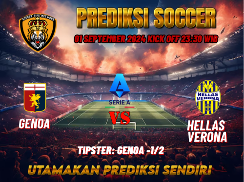 Prediksi Genoa vs Verona 01 September 2024