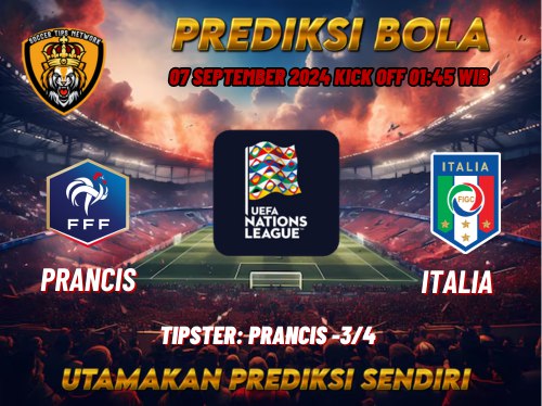 Prediksi France vs Italy 07 September 2024