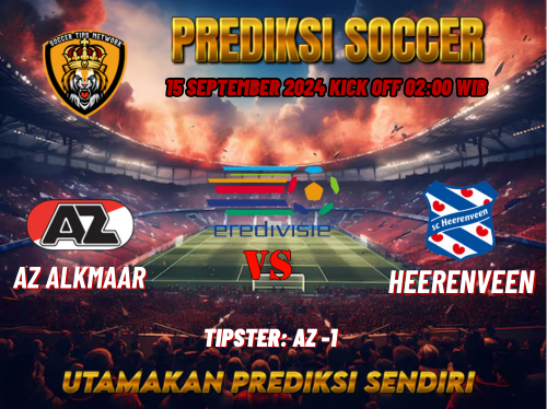 Prediksi AZ Alkmaar vs Heerenveen 15 September 2024