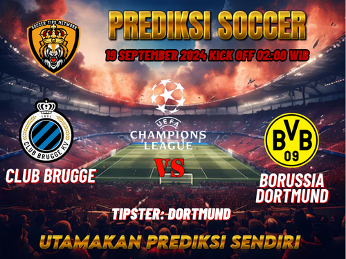 Prediksi Club Brugge vs Dortmund 19 September 2024