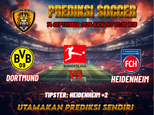 Prediksi Borussia Dortmund vs Heidenheim 14 September 2024