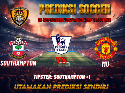 Prediksi Southampton vs Manchester United 14 September 2024