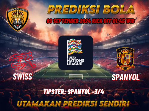 Prediksi Swiss vs Spanyol 09 September 2024