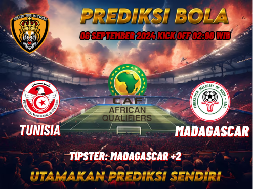 Prediksi Tunisia vs Madagaskar Guinea 06 September 2024