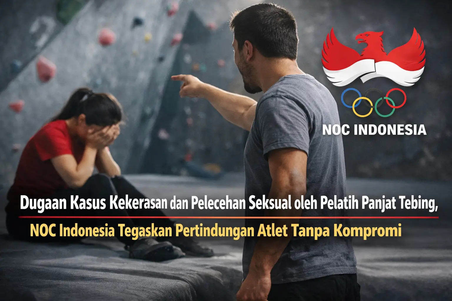 Dugaan Kasus Kekerasan dan Pelecehan Seksual oleh Pelatih Panjat Tebing, NOC Indonesia Tegaskan Perlindungan Atlet Tanpa Kompromi