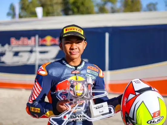 Meski Kalah Cepat dari Veda di Tes Portimao, Hakim Danish Sudah Kantongi Pujian Petinggi MotoGP