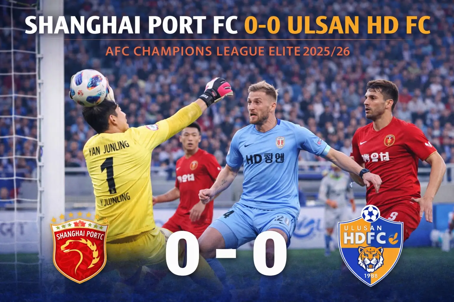 Shanghai Shenhua Singkirkan Ulsan HD FC dari AFC Champions League Elite 2025/26